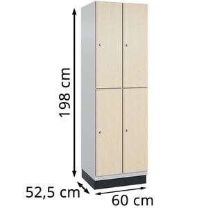 Produktbild für Spind CP-Möbel Cambio, ahorn