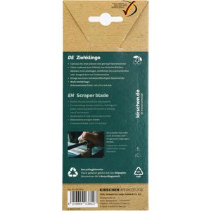 Produktbild für Ziehklinge Kirschen 3802000, 119 x 73 x 0,8mm