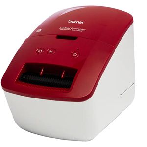 Etikettendrucker Brother P-touch QL 600R, rot