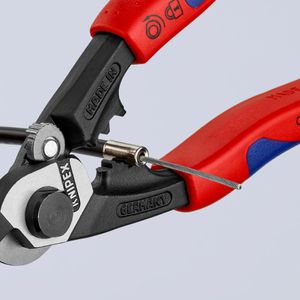 Produktbild für Drahtseilschere Knipex 95 62 190, für harte Drahtseile