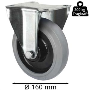 Produktbild für Schwerlastrolle CASCOO Serie R4E2, Bockrolle