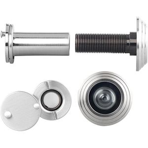 Produktbild für Türspion Böttcher-AG silber matt, Blickwinkel 160°