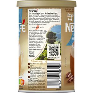 Produktbild für Kaffee Nescafe Gold Cappuccino Weniger Süß