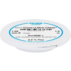 Produktbild für Lötzinn Felder Clear Sn100Ni+ Flussmittel bleifrei
