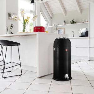 Produktbild für Mülleimer Wesco Kickmaster Maxi, schwarz