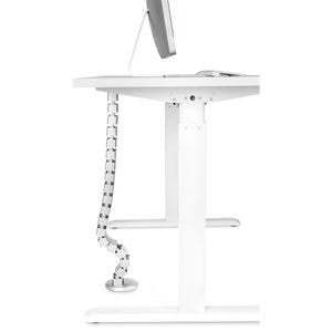 Produktbild für Kabelführung InLine 59996B, zum Anschrauben, silber