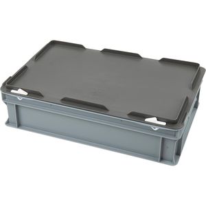 Produktbild für Eurobox-Deckel Fetra 1338, dunkelgrau