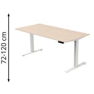 Schreibtisch Kerkmann Move 3, ahorn / weiß