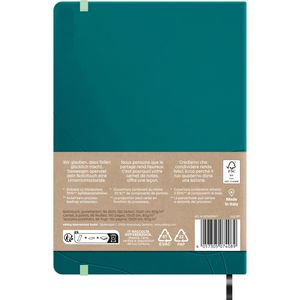 Produktbild für Notizbuch share 4-0014059-1, Upcycling, Kunstleder Hardcover