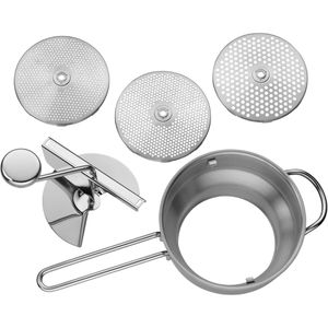 Produktbild für Passiermühle WMF Gourmet, manuell, silber, Ø 19 cm