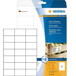 Universaletiketten Herma 10906 Special, weiß
