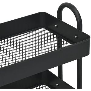 Produktbild für Küchenwagen vidaXL 335865, schwarz