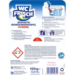 Produktbild für WC-Duftspüler WC-Frisch Reinigungswürfel Duo-Aktiv