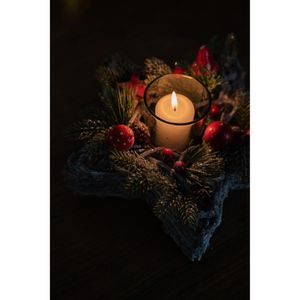 Produktbild für Weihnachtskranz Heitmann-Deco 1090955, Stern, Ø 26 cm