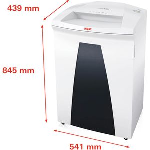 Produktbild für Aktenvernichter HSM Securio B34, 1842111O, mit Rollen und Öler
