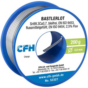 Lötzinn CFH Bastlerlot BL 329 Flussmittel bleifrei