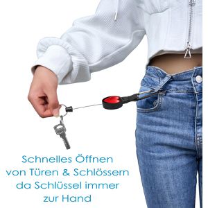 Produktbild für Schlüsselanhänger Webbomb 6848 Rotes Herz