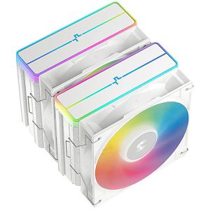 Produktbild für CPU-Kühler DeepCool AG620 WH ARGB V2, R-AG620-WHAMMN-GJD, PWM