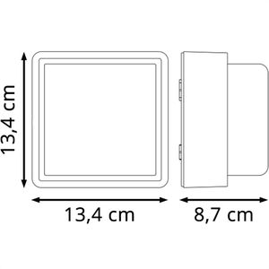 Produktbild für Wandleuchte Steinel L 845 SC, aus Aluminium, für außen (IP44)