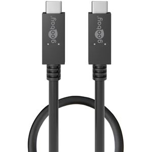 Ladekabel Goobay 49254, schwarz, 1m