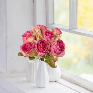 Produktbild für Kunstblume Creativ-green Rosenbouquet