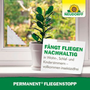 Produktbild für Fliegenfalle Neudorff Permanent Fliegenstopp, zum Ankleben