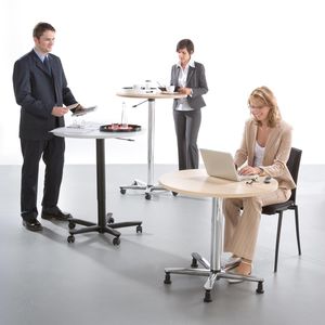 Produktbild für Stehtisch Hammerbacher ST08, lichtgrau