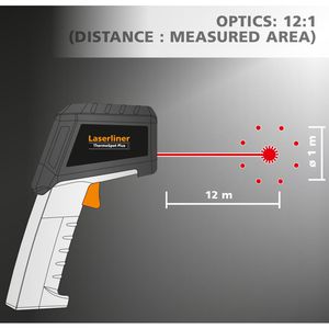 Produktbild für Infrarot-Thermometer Laserliner 082.042A, ThermoSpot Plus