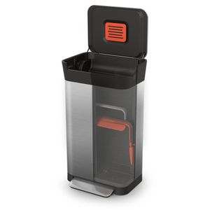 Produktbild für Mülleimer JosephJoseph Titan, silber