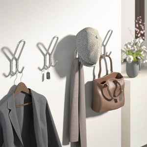 Produktbild für Garderobenhaken SO-TECH Fara, 108680, silber