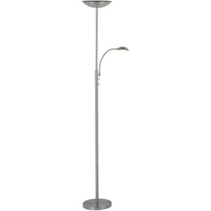 Stehlampe Brilliant Rosanna LED, silber, 180 cm