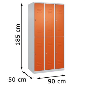 Produktbild für Spind CP-Möbel Classic PLUS, orange