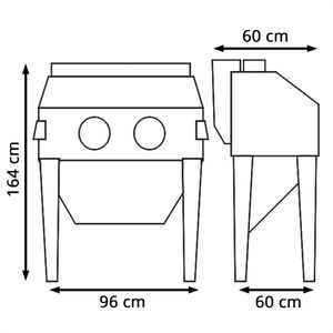 Produktbild für Sandstrahlgerät Unicraft SSK 2.5, 6204003