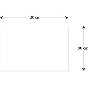 Produktbild für Whiteboard ALLboards MetalBoards, Classic White