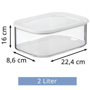 Produktbild für Aufschnittbox Mepal Modula Käsedose, aus Kunststoff
