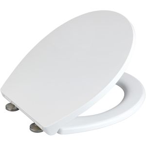 Produktbild für WC-Sitz Wenko Ostuni 24516100, oval, aus Thermoplast
