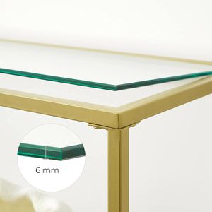 Produktbild für Konsolentisch Vasagle LGT024A01, gold