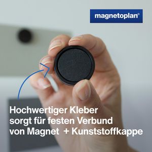 Produktbild für Magnete Magnetoplan Ergo Medium, schwarz