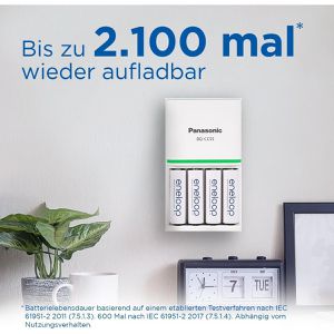 Produktbild für Akku Panasonic Eneloop BK-3MCDE, 1,2 V, 2000 mAh