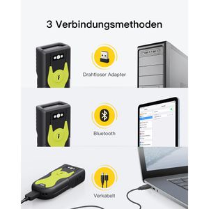 Produktbild für Barcode-Scanner Inateck BCST-42, kabellos