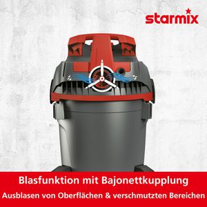 Produktbild für Nass-Trockensauger Starmix uClean 1432 HK