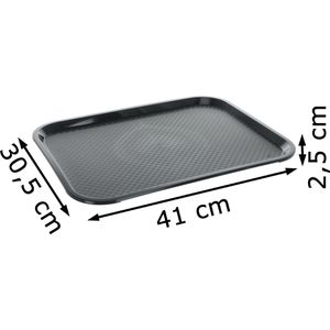 Produktbild für Serviertablett APS Fast Food-Tablett eckig 41x30cm