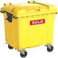 Müllcontainer Sulo Citybac 1100 FD, gelb 1100 Liter, mit Rädern, mit Flachdeckel