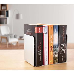 Produktbild für Buchstütze Maul 3506295, breit, silber
