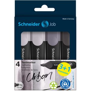 Produktbild für Textmarker Schneider Job 150, 4 Stück