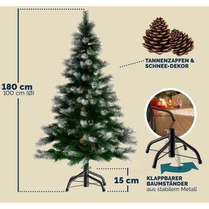 Produktbild für Weihnachtsbaum CASARIA 100909, Schnee, 180cm