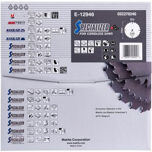 Produktbild für Kreissägeblatt Makita E-12946, EFFICUT