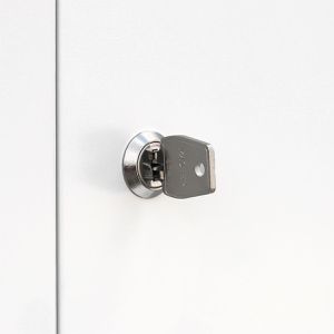 Produktbild für Schließfachschrank Lüllmann 520317, weiß
