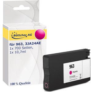 Produktbild für Tinte Böttcher-AG Premium für HP 963, 3JA24AE, magenta
