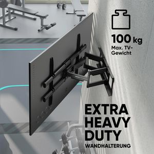 Produktbild für TV-Wandhalterung Onkron M10-B, bis 100 kg, schwarz